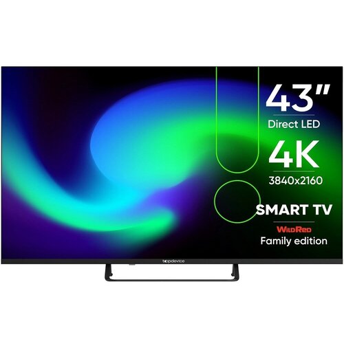 Topdevice LCD LED телевизоры 43 TDTV43BS05U BK 2179000₽