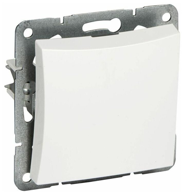 фото Переключатель 1кл механизм белый Дуэт