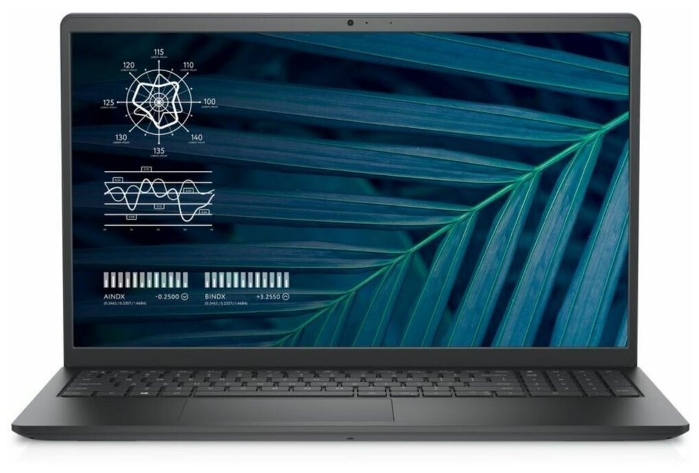 Ноутбук 15.6" FHD Dell Vostro 3510 black (Core i7 1165G7/8Gb/512Gb SSD/noDVD/MX350 2Gb/no OS) (210-AZZU) (английская клавиатура)