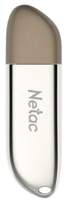 Флэш-память USB_ 16 GB Netac U352 , USB2.0, металлическая плоская