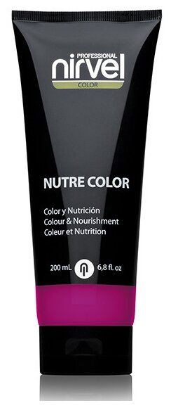 Гель-маска NUTRE COLOR для тонирования волос NIRVEL PROFESSIONAL фуксия 200 мл