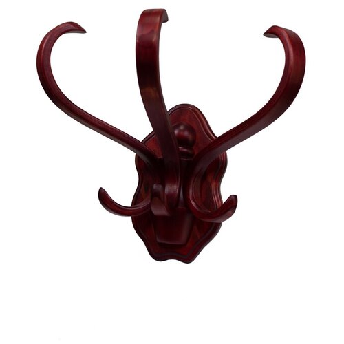 Вешалка настенная деревянная PASSO PRIO махагон 3620₽