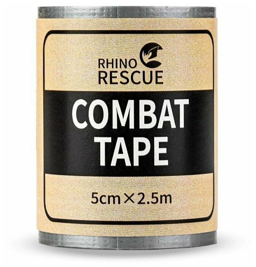 Тактический медицинский скотч пластырь Rhino Rescue Combat Tape