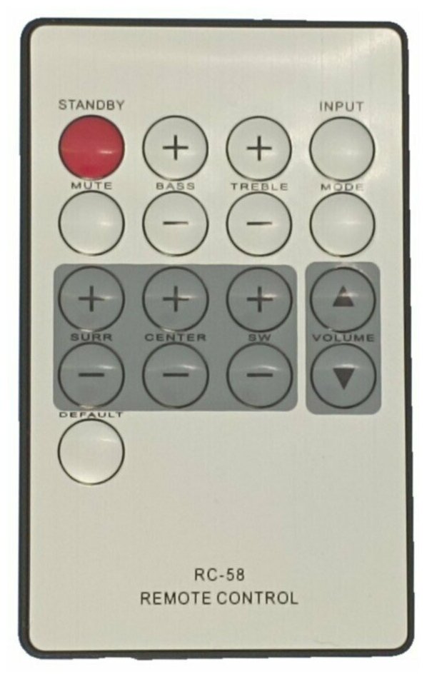 фото Пульт Huayu RC-58 для аудиотехники BBK