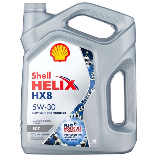 фото Моторное масло shell helix hx8 ect 5w-30 4 л