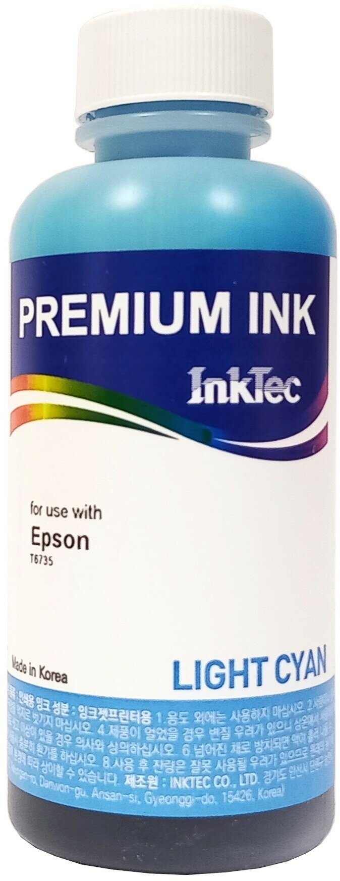 Чернила InkTec (E0017-100MLC) для Epson L805/L1800 100 мл (Light cyan)