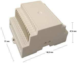 Корпус для РЭА на DIN -рейку 77 х 90,2х57,5 мм