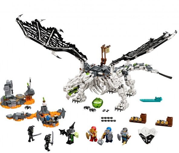 とかさす LEGO NInjago Дракон чародея-скелета 71721 — купить по низкой цене