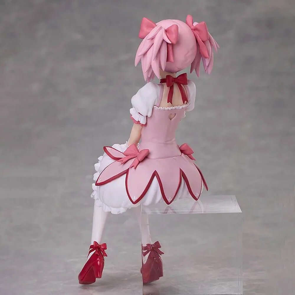 Фигурка Мадока Магика Хомура Акэми, Мадока Канамэ/ Puella Magi Madoka Magica Homura Akemi figure (14см,2 шт.)sitting loli Magical Girl Madoka Kaname action figure, игрушки, Настольные украшения