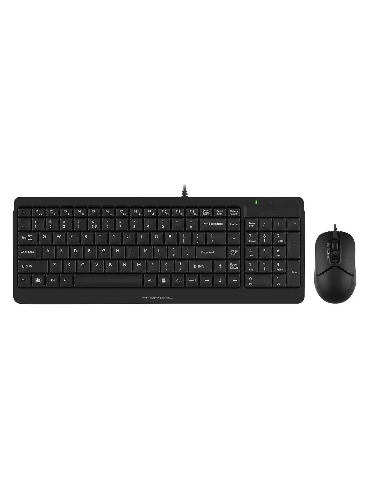 Комплект клавиатура, мышь A4Tech Fstyler F1512 F1512 BLACK