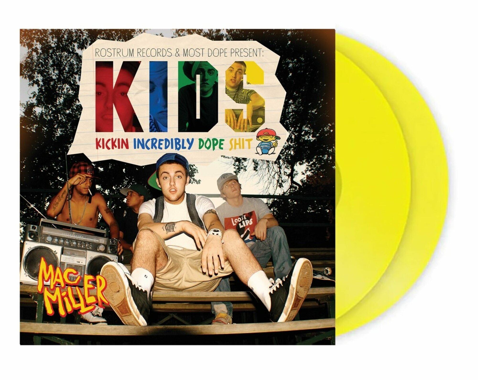 Виниловая пластинка Mac Miller - K.I.D.S. (Limited Edition) (Translucent Yellow Vinyl) (2 LP) (2 LP)