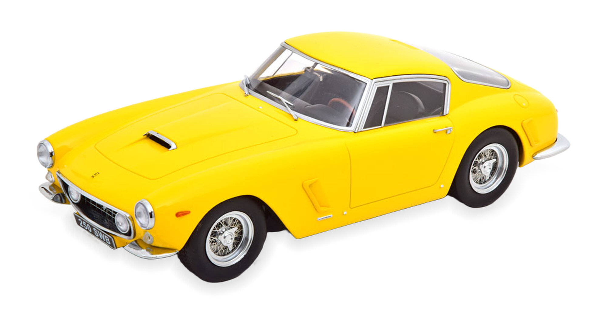 Модель коллекционная KK-SCALE Ferrari 250 gt swb passo corto 1961 yellow