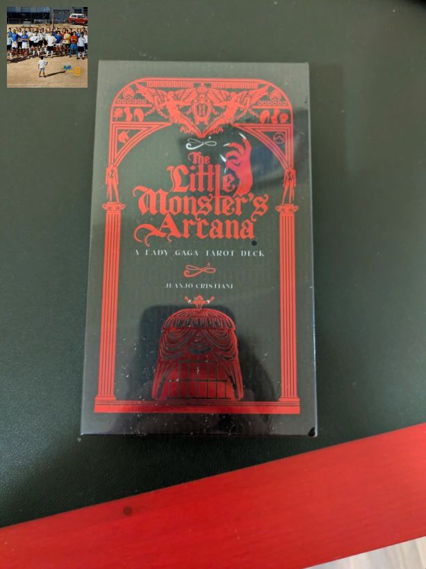 Little Monsters Tarot Lady Gaga Edition 82 карты, красный обрез, золотое тиснение, лимитированное издание, подарок--SD929