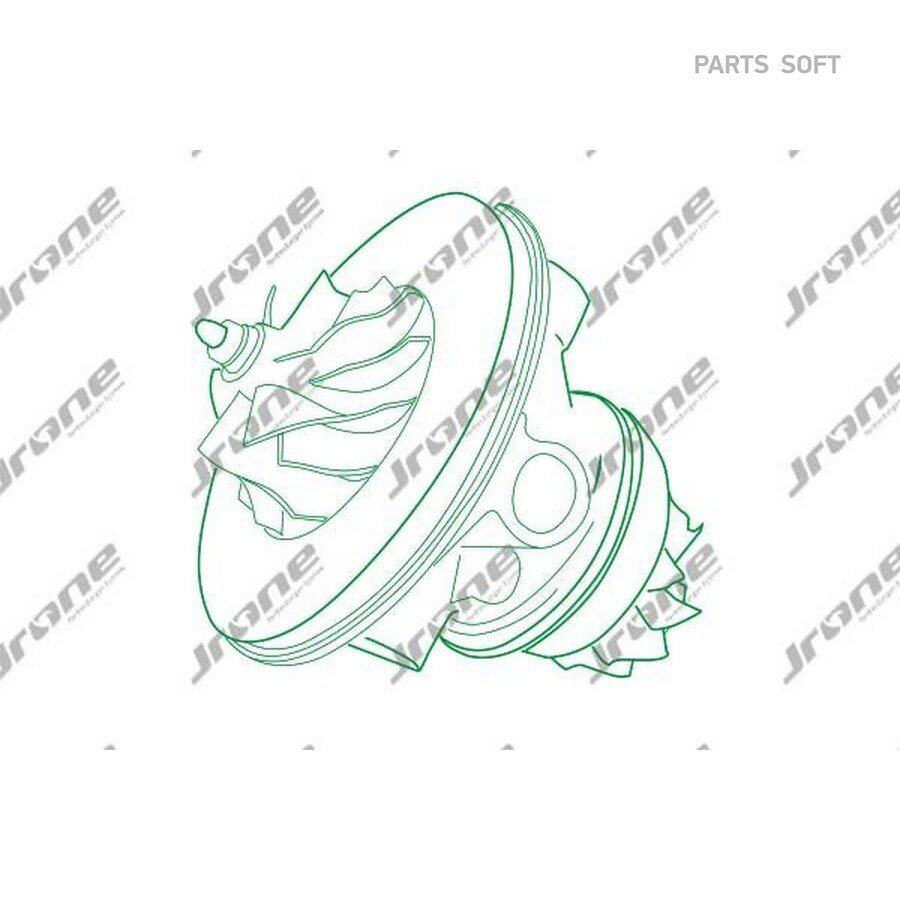 Турбокомпрессор Jrone Turbo 8T10-200-704 от официального дистрибьютора, JRONE, артикул 8T10200704