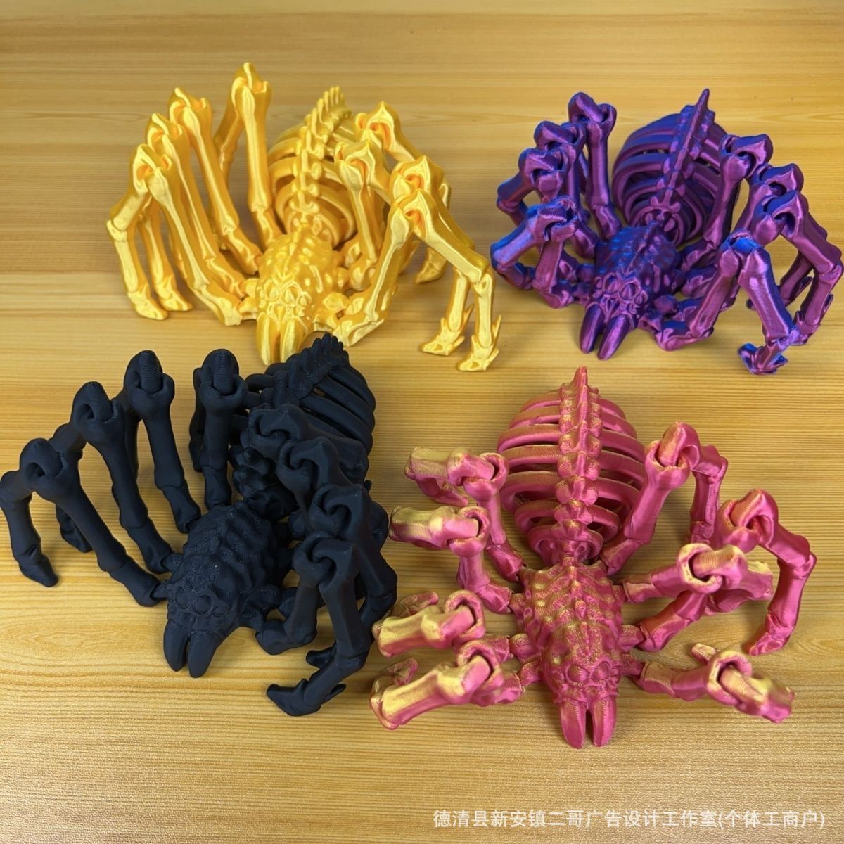 Трансграничный 3D-печатный большой паук с подвижными суставами и возможностью сжатия, креативная игрушка-украшение, большой деловой подарок.