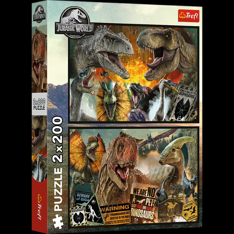 Пазл Trefl Jurassic World Доисторический мир, 2x200 элементов