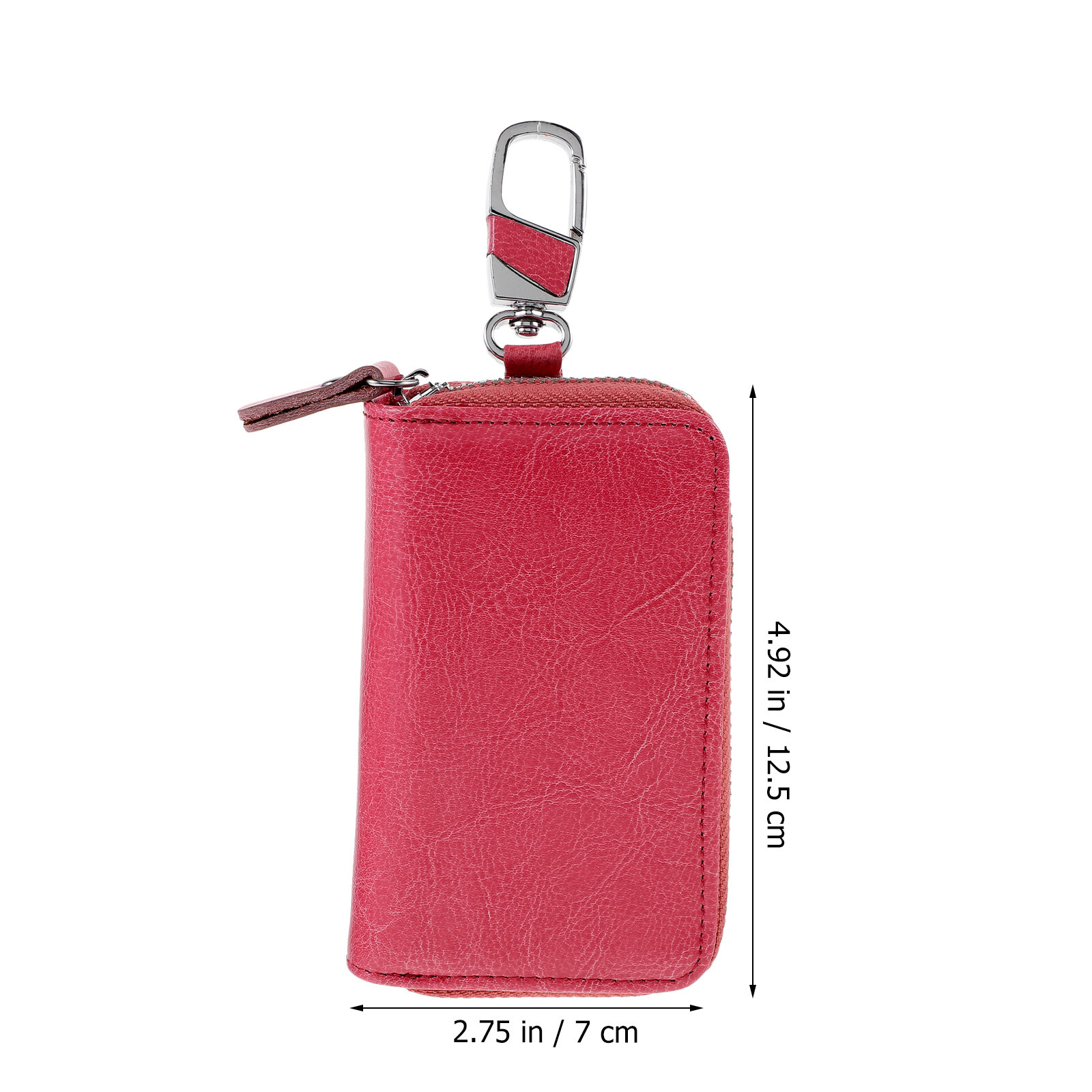Кошелек Для Авто Ключей Из Натуральной Кожи Розового Цвета 12.50X7.00X2.80Cm