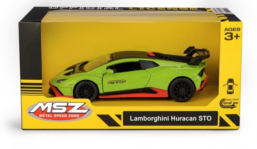 Игрушечная машинка Daffi MSZ Lamborghini Huracan STO, зеленый
