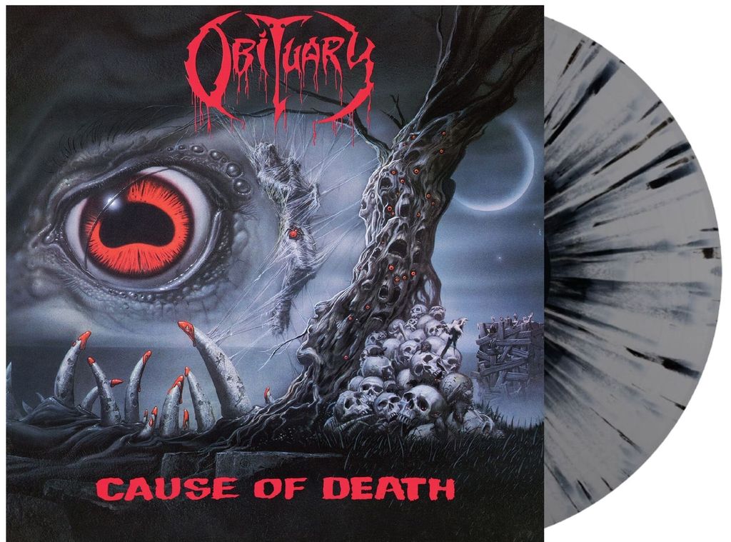 Виниловая пластинка Obituary - Cause Of Death LP Grey/Black Splatte - US Press - Remastered