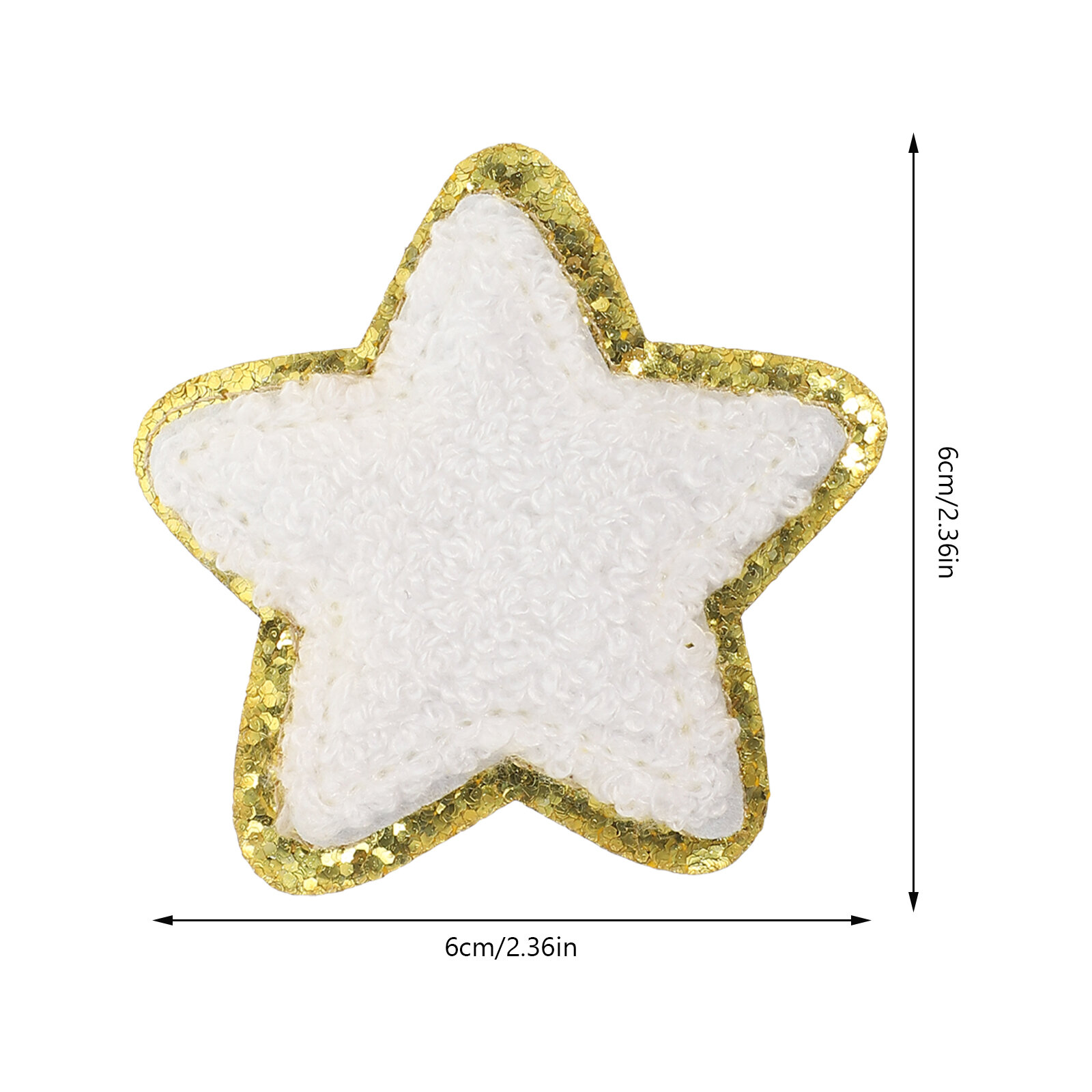 32Pcs Наклейки Для Одежды В Forme Звезд Декоративные Пatches 6X6cm