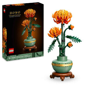 Конструктор LEGO Icons Хризантема 10368: коллекционный набор, подарок для взрослых