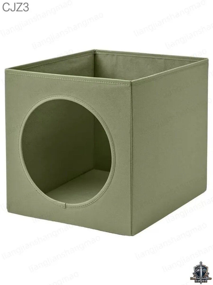 IKEA-Домик для домашних животных UTSADD, Кошки, зелёный 330x380x330MM