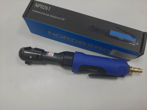 Изображение товара Трещотка пневматическая для автосервиса 3/8", усилие 88Нм Nordberg