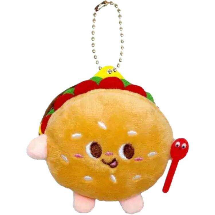 Плюшевые брелоки унисекс ROUERXIONG Burger&Fries, Hamburger (Approx. 8cm)