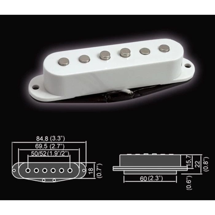 Belcat BS-01Bridge-WH Звукосниматель Single Coil для электрогитары
