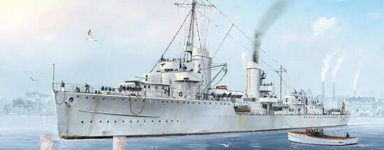 Trumpeter Эсминец Z-7 ВМС Германии, 1942 1:700 Эсминец Z-7 ВМС Германии, 1942 Сборная модель судна