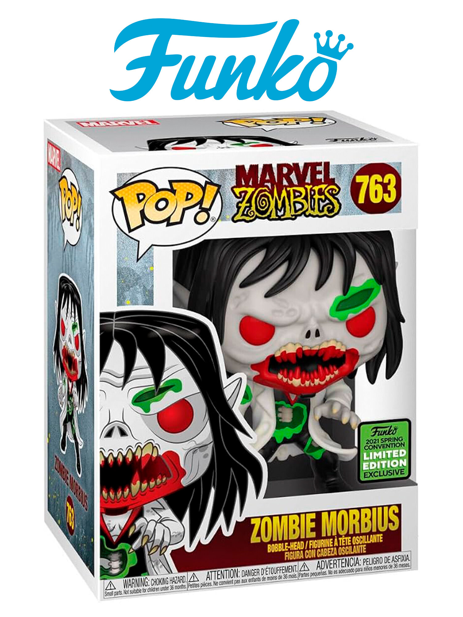 Фигурка Funko POP! Zombie Morbius (763) Marvel Zombies