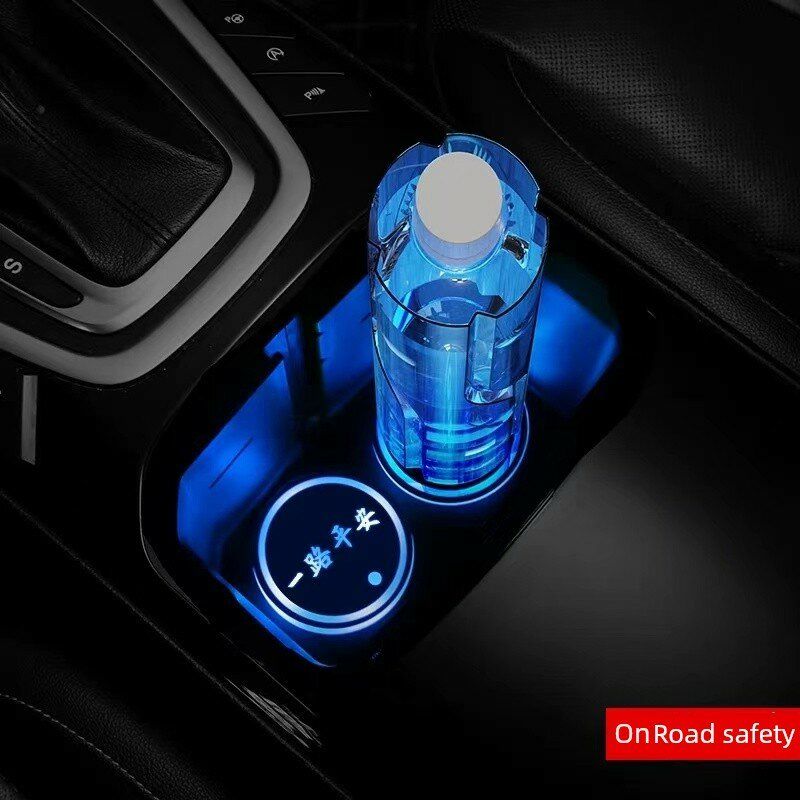LED-подсветка для внутренней отделки салона автомобиля: подставки для стаканов Мазда Аксела, КС-5, Атеза - пара