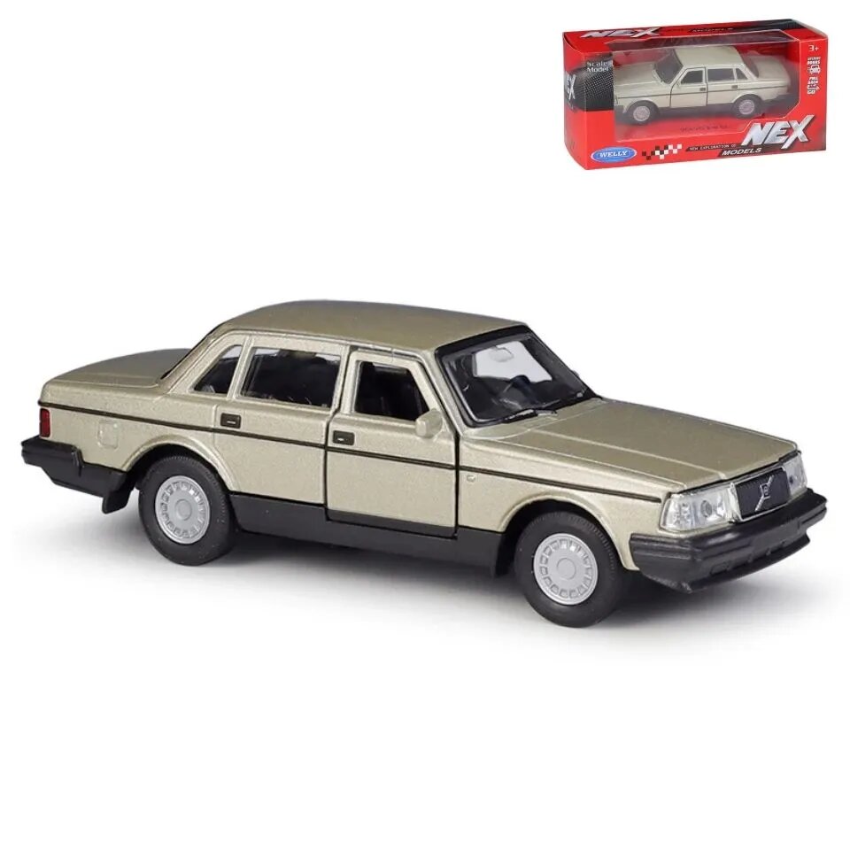 Классическая модель автомобиля 1:36, литой металл, откат, свободный ход колес, коллекционный подарок для детей.