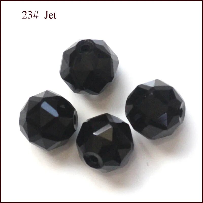Хрустальные бусины Swarovski 8 мм 50 шт Черный, black