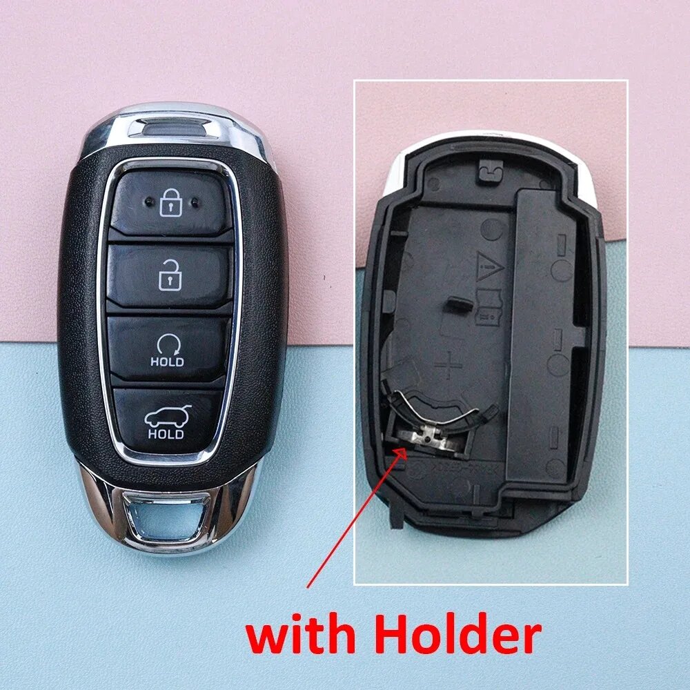 Автомобильный брелок для ключей, корпус для Hyundai Creta I20 I30 IX35 IX25 with Holder-3-1BT