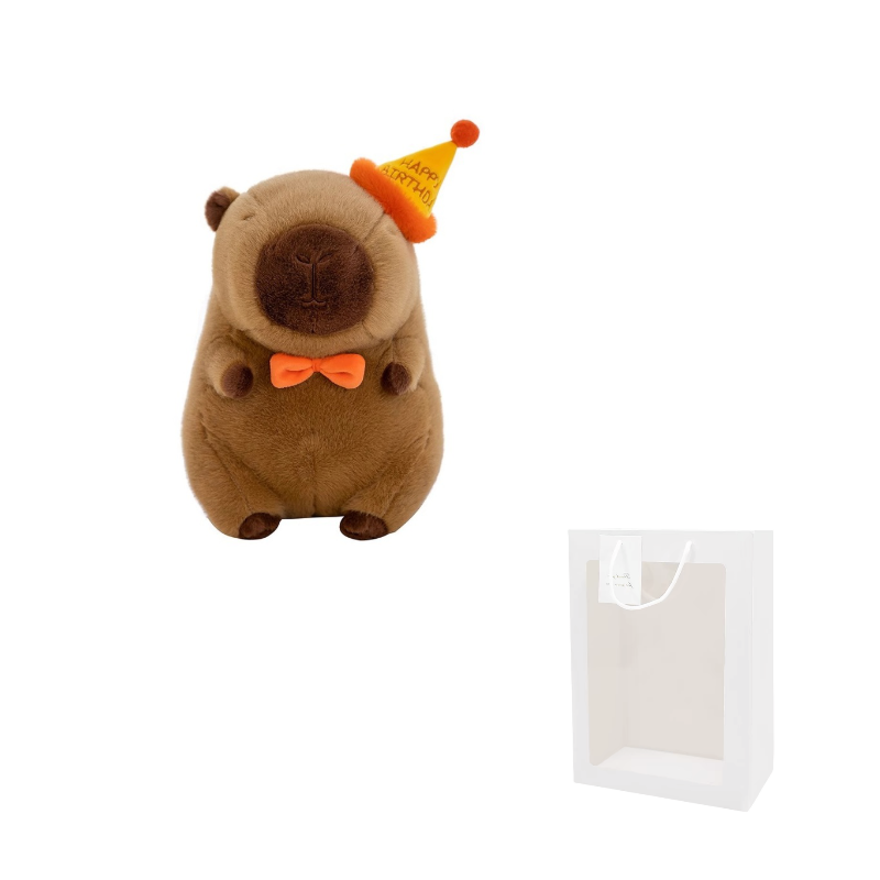 Плюшевые куклы унисекс Tak Bebe Капибары, 30CM EU, Birthday capybara