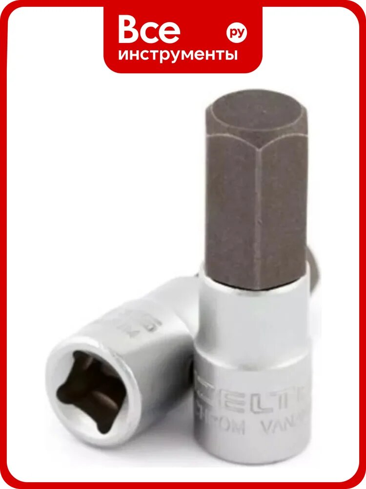Головка со вставкой Hex 3 мм, 1/4"DR IZELTAS 1107061103