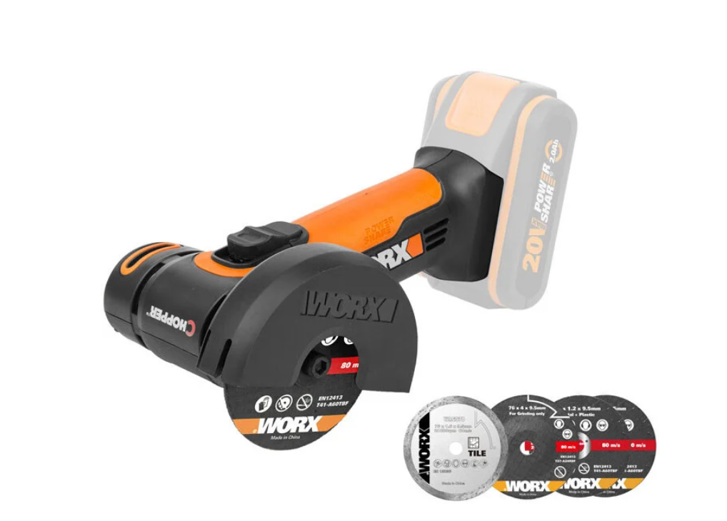 Угловая шлифмашина Worx WX801.9 (без АКБ)
