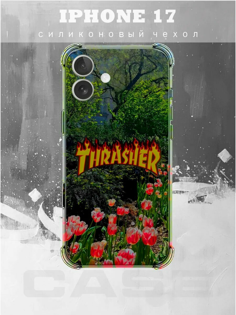 Чехол на IPHONE 17 с принтом трешер