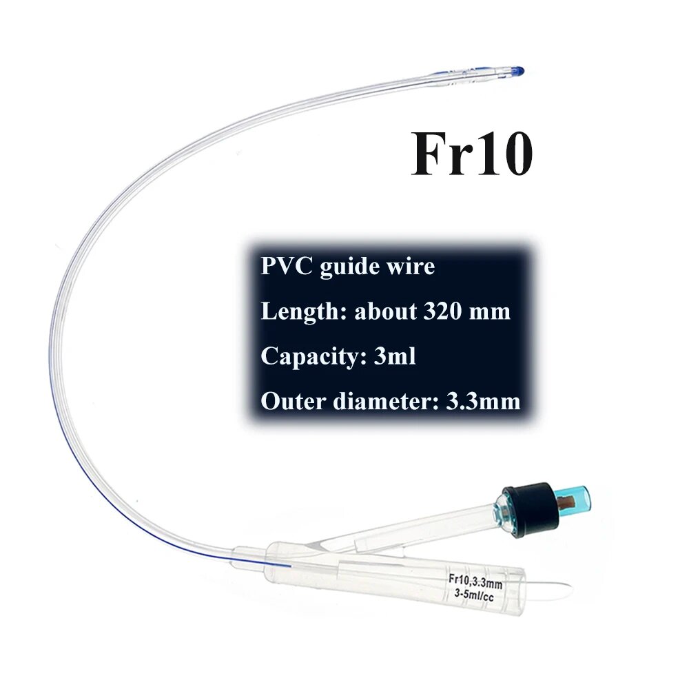 Силиконовый катетер для собак Foley 2pcs 10FR