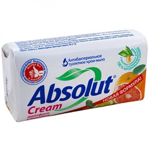 Absolut Мыло туалетное Absolut (Абсолют) Грейпфрут и бергамот, 90 г