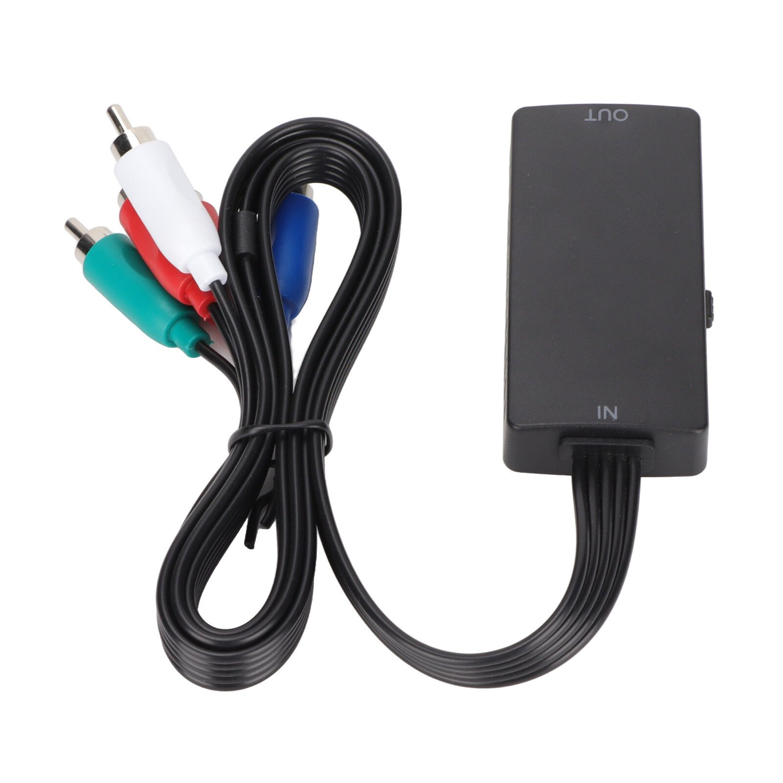 Адаптер YPbPr в HDMI, 1080P, подходит для DVD и проекторов, с простым управлением