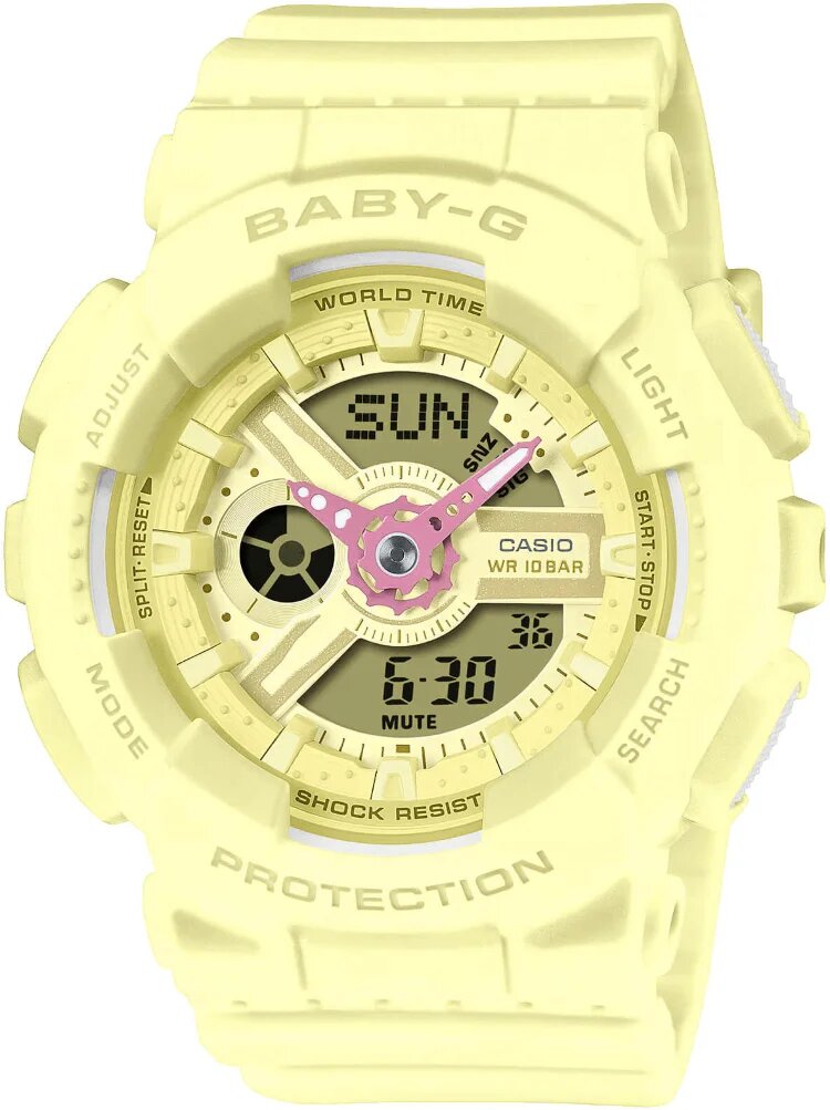 CASIO, желтый