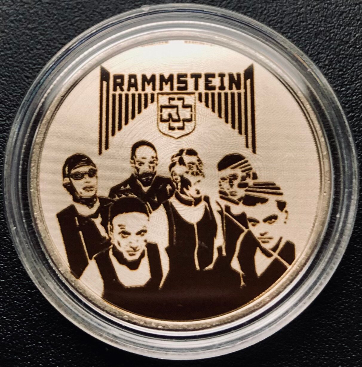 Монета Рамштайн,25 рублей, сувенирная, коллекционная.