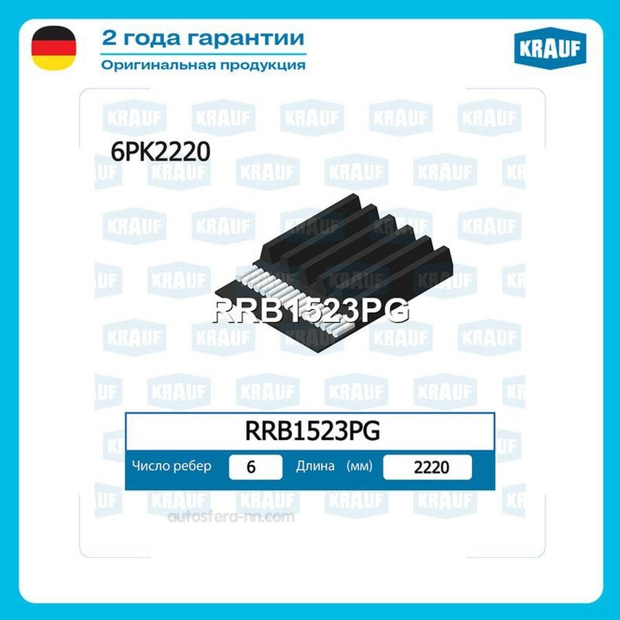 KRAUF RRB1523PG Ремень поликлиновой