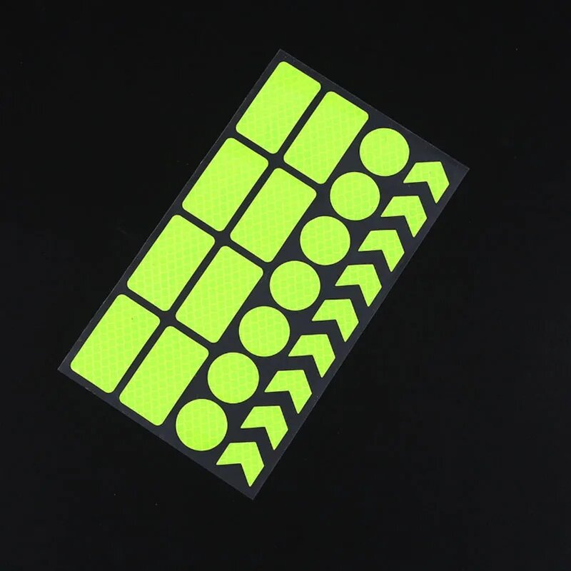 Светоотражающие наклейки для велосипеда Fluorescent yellow