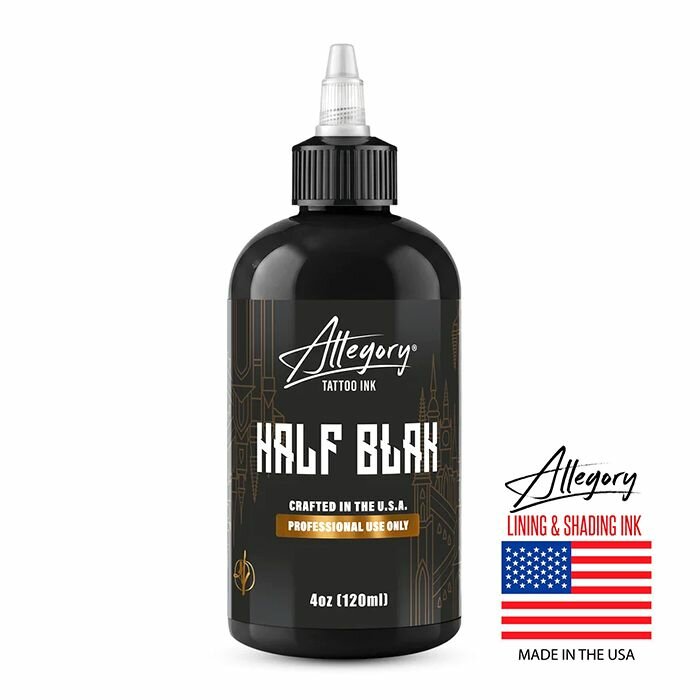 Тату краска Allegory Half Blak (4OZ - 120мл)