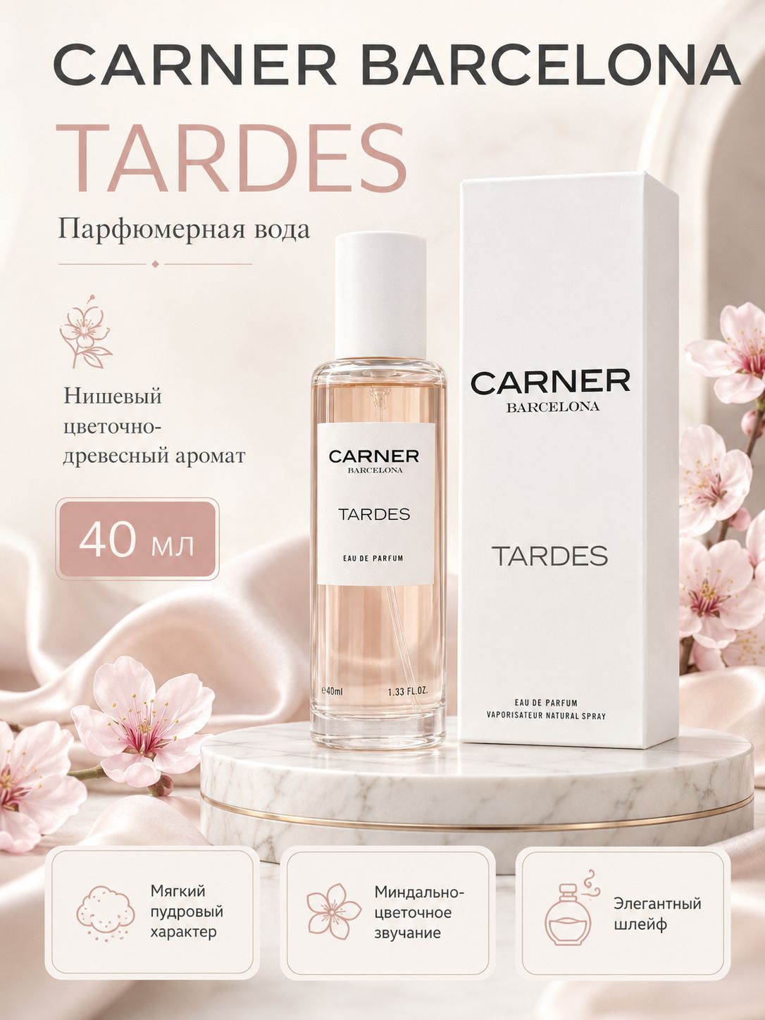 Carner Barcelona Парфюмерная вода Trades унисекс 40 мл