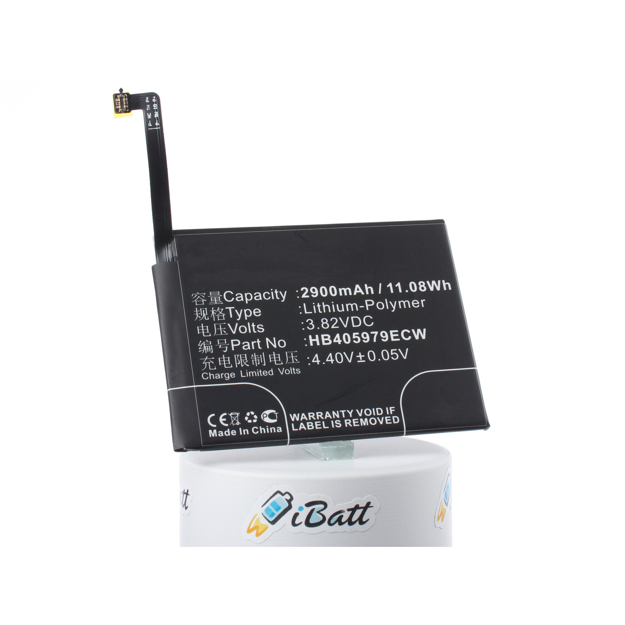 Аккумуляторная батарея iBatt 2900mAh для телефона Huawei Honor 6A, 6C, Y5 (HB405979ECW)
