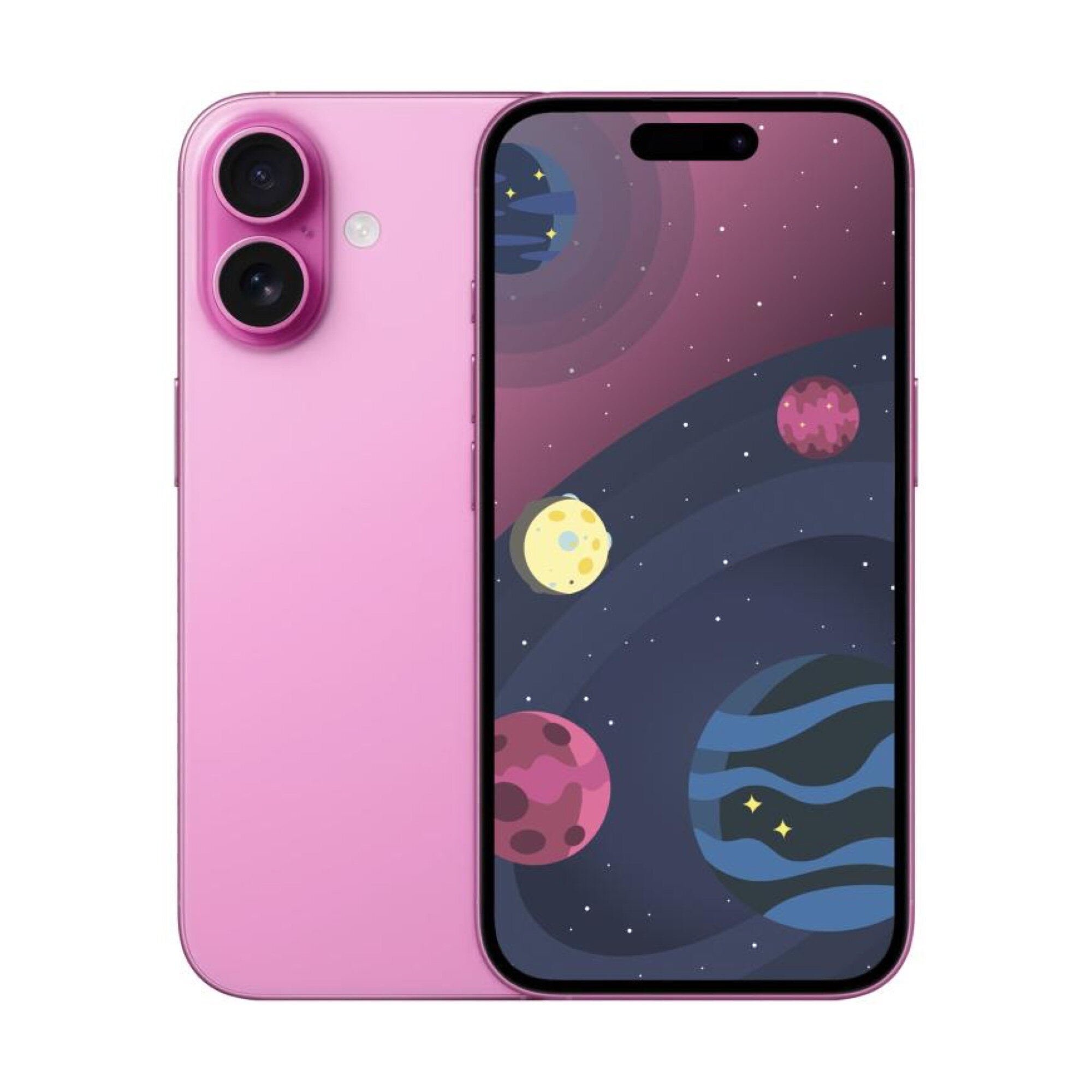 Смартфон Apple iPhone 16 128 ГБ, nano-SIM + eSIM, розовый, 5G, Без RuStore